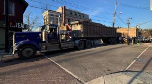 Pedestrian struck by tractor-trailer in downtown Morgantown